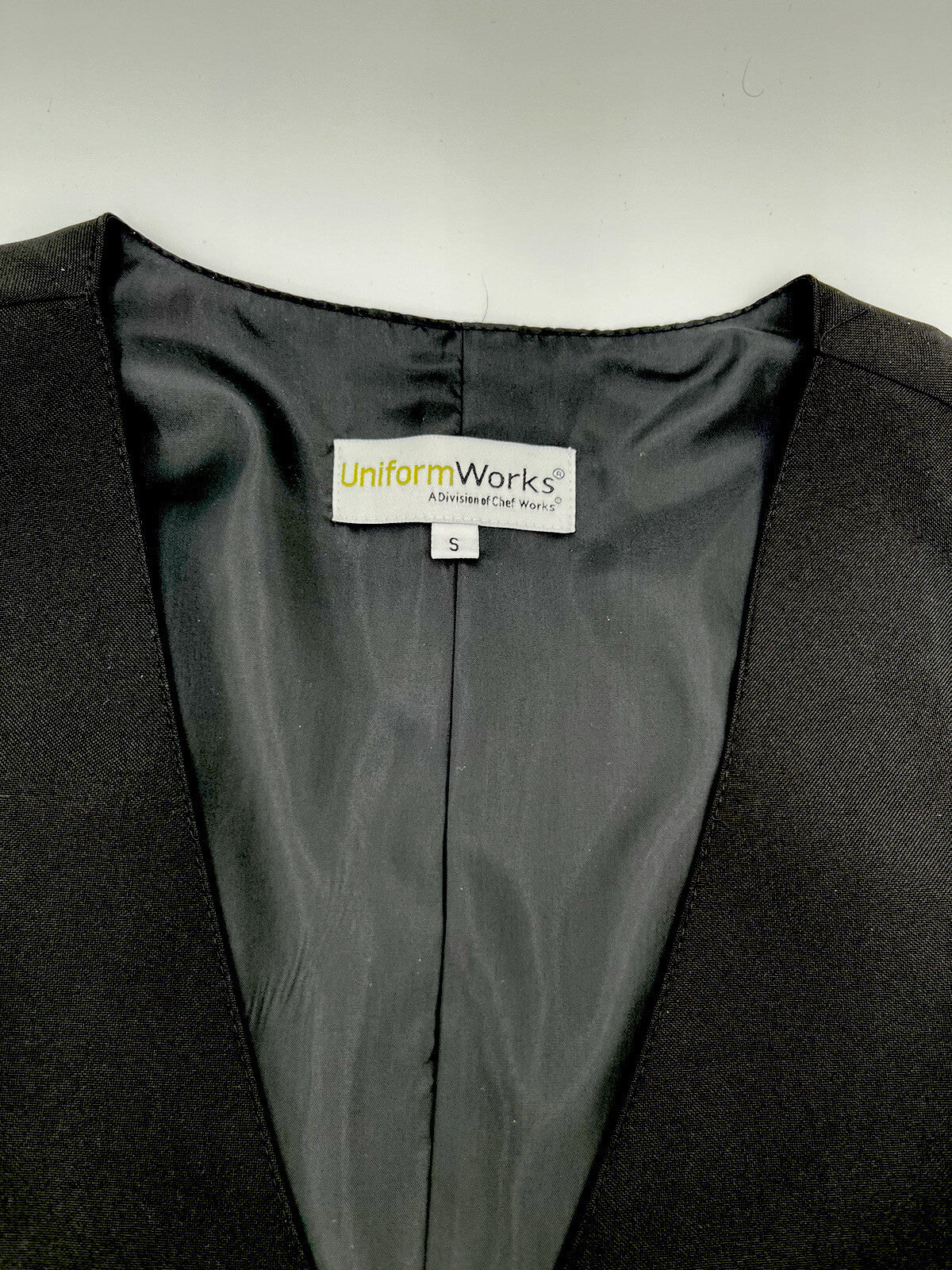 Uniform Works Men’s CLASSIC Fit Vest/Pockets RESTAURANT WAITER SERVER-Small-New