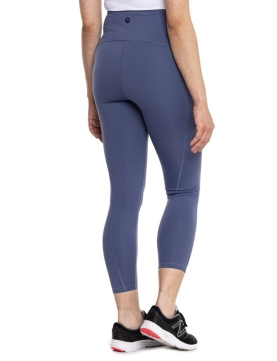 $80 Marmot Women's Rock Haven 7/8 Tights UPF 50- Storm- XLarge - NWT