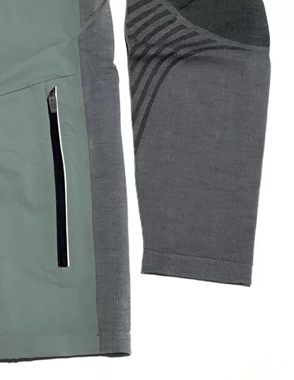 $220 Smartwool Men’s Intraknit Active Full Zip Jacket Merino - Lead Gray- Small