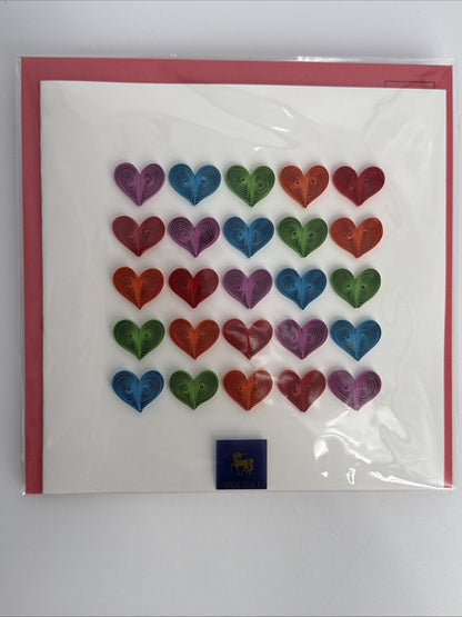 Lot Of 2 Niquea.D Dimensional Valentine's Day Greeting Cards- Upscaled Quality!