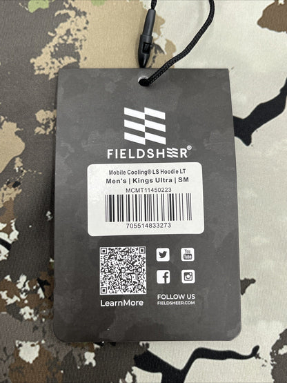 Fieldsheer Performance Men’s Mobile Cooling Long Sleeve Hoody-Kings Camo-Small
