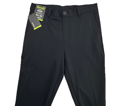 Murano Evan Extra SlimFit FlatFront Tapered Leg Chino Dress Pants-Black- 29W 30L