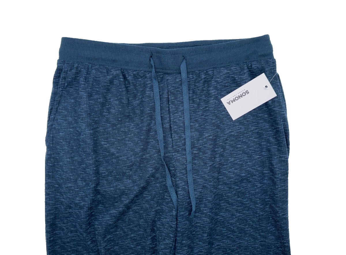 $34 Sonoma Men's Seriously Soft Sleep Pant - Blue - Small - New With Tag
