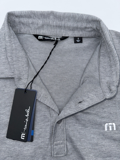 $90 Travis Mathew Men’s Zinna Golf Polo - Heather Grey - Small - New With Tags