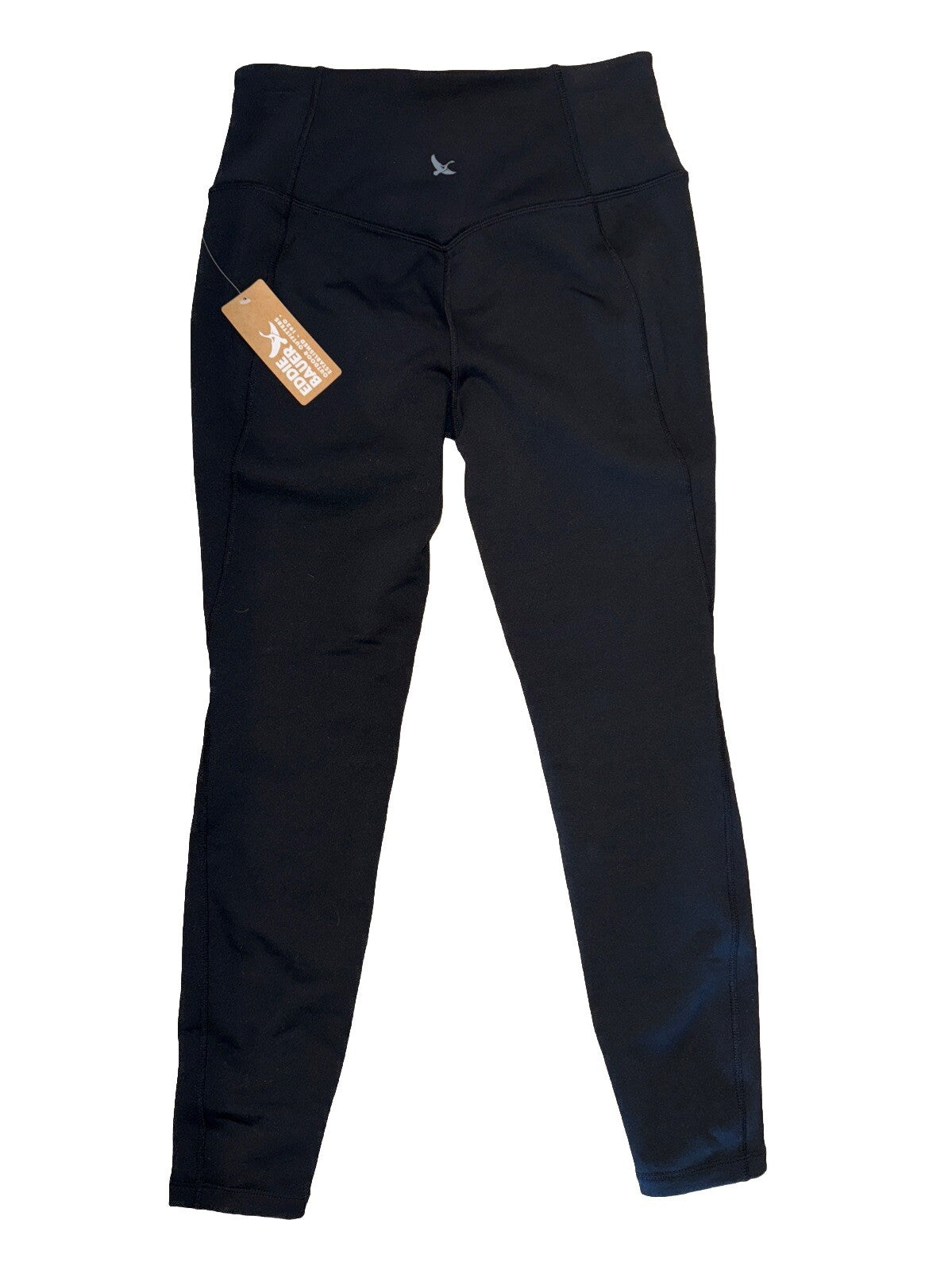 $109 Eddie Bauer Women’s Glacier Peak Tight Warm Pant-Black-Medium-New Tags