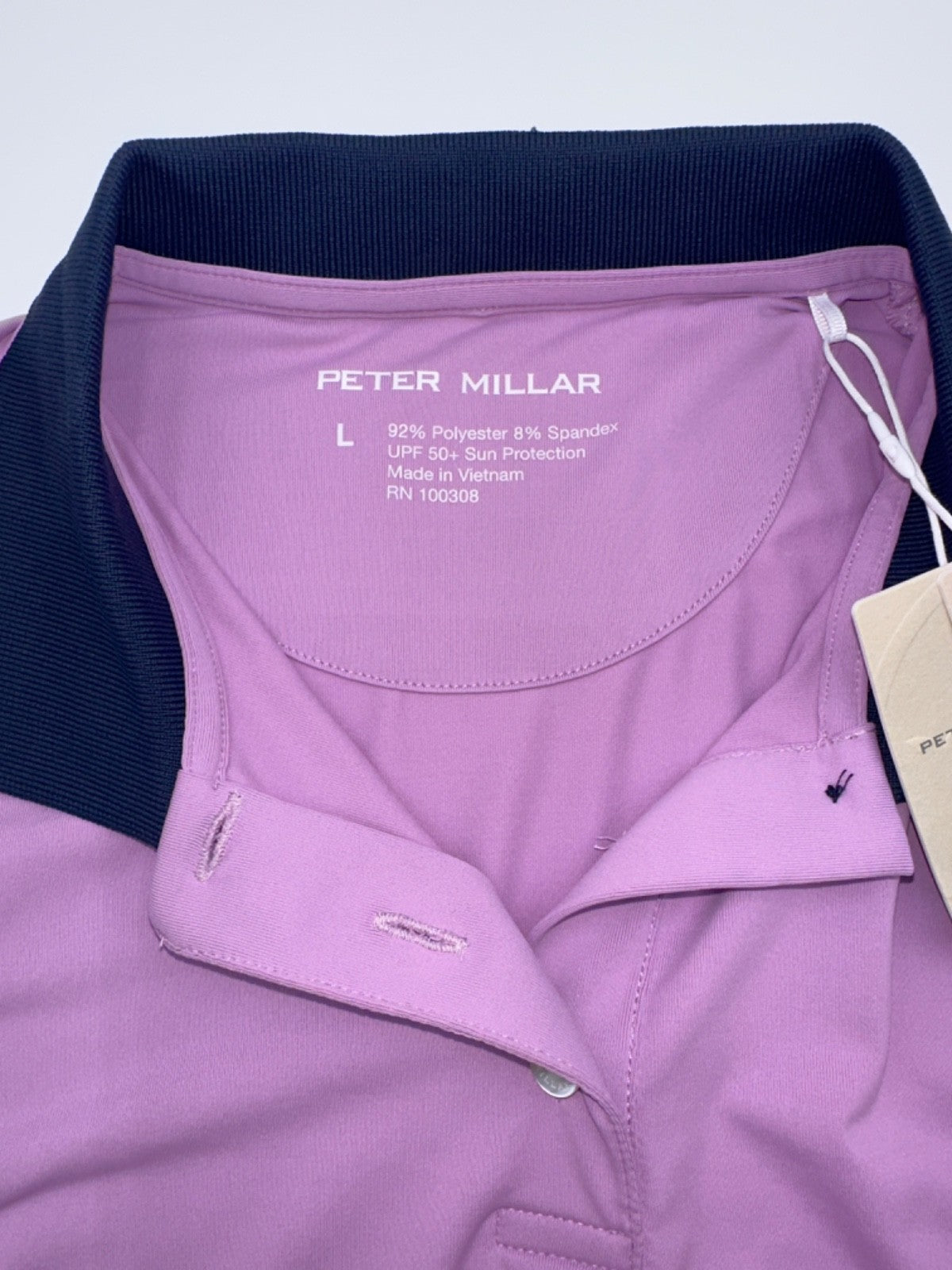 $90 Peter Millar Women’s Golf/Tennis Sleeveless Polo - Purple - Large - New Tag