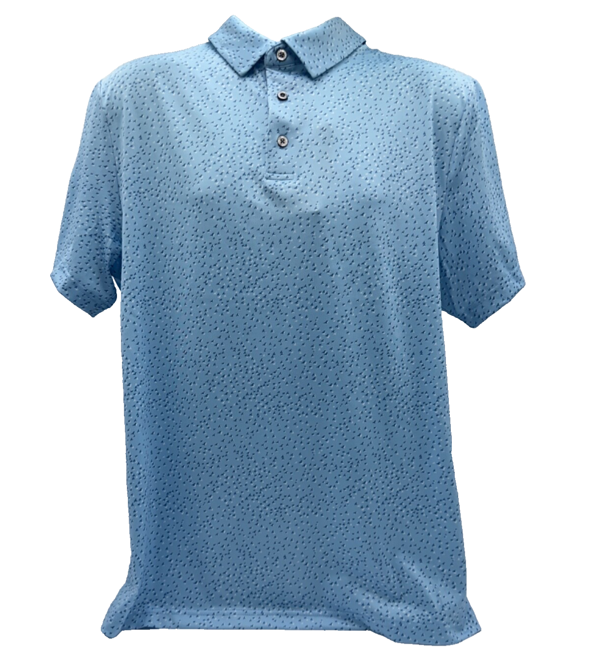 $68 PGA Tour Men’s Pro Series Clear Sky Polo- Blue/White - Large - New With Tag