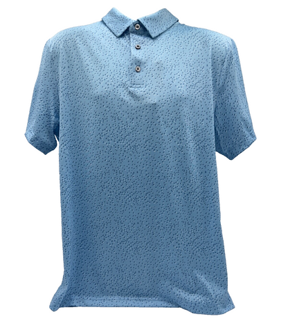 $68 PGA Tour Men’s Pro Series Clear Sky Polo- Blue/White - Large - New With Tag