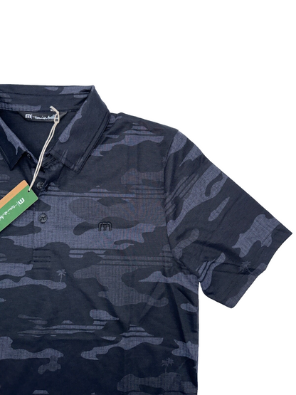 $100 Travis Mathew Men’s Beachside Stealth Polo - Black - Small - New With Tag