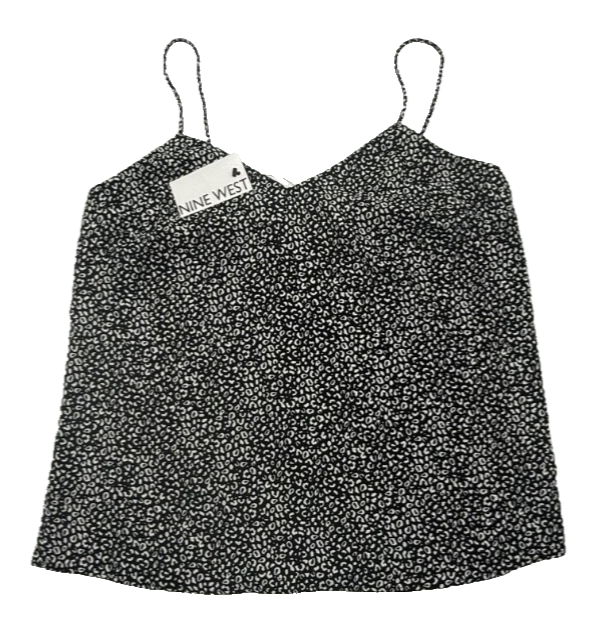 Nine West Women’s-Layering Cami- Black Cheetah- Small-New With Tags