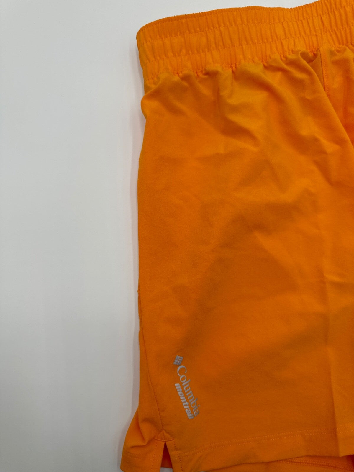 $55 Columbia Montrail Endless Trail 5” Shorts Men’s- Orange - Small- New