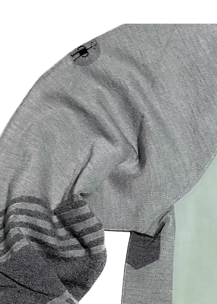 $220 Smartwool Men’s Intraknit Active Full Zip Jacket Merino - Lead Gray- Small
