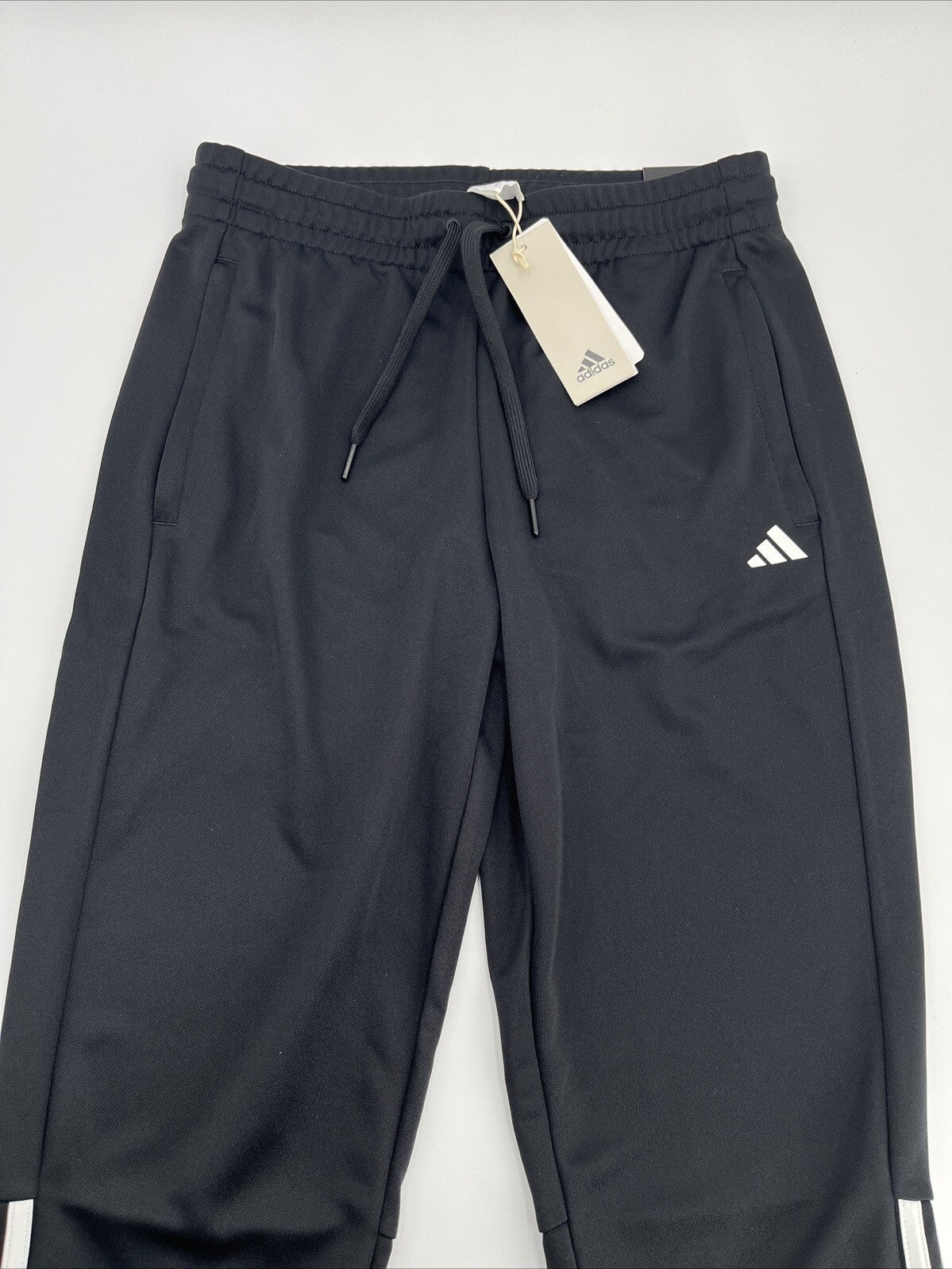 Adidas Women’s Sereno Sweatpants Joggers IS2142- Black/White-Small-New Tags