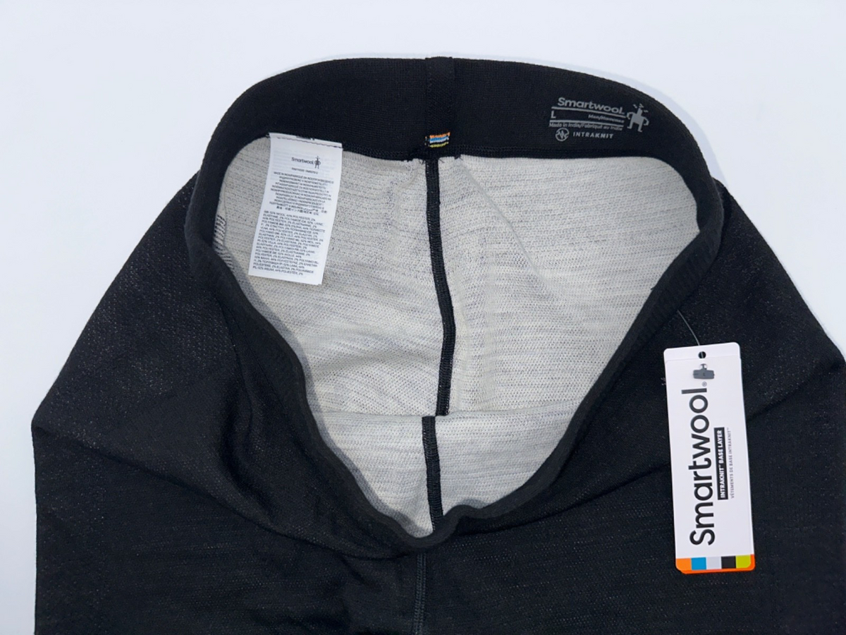 $130 Smartwool Men’s Base Layer Bottom - Black/White - Large - New With Tags