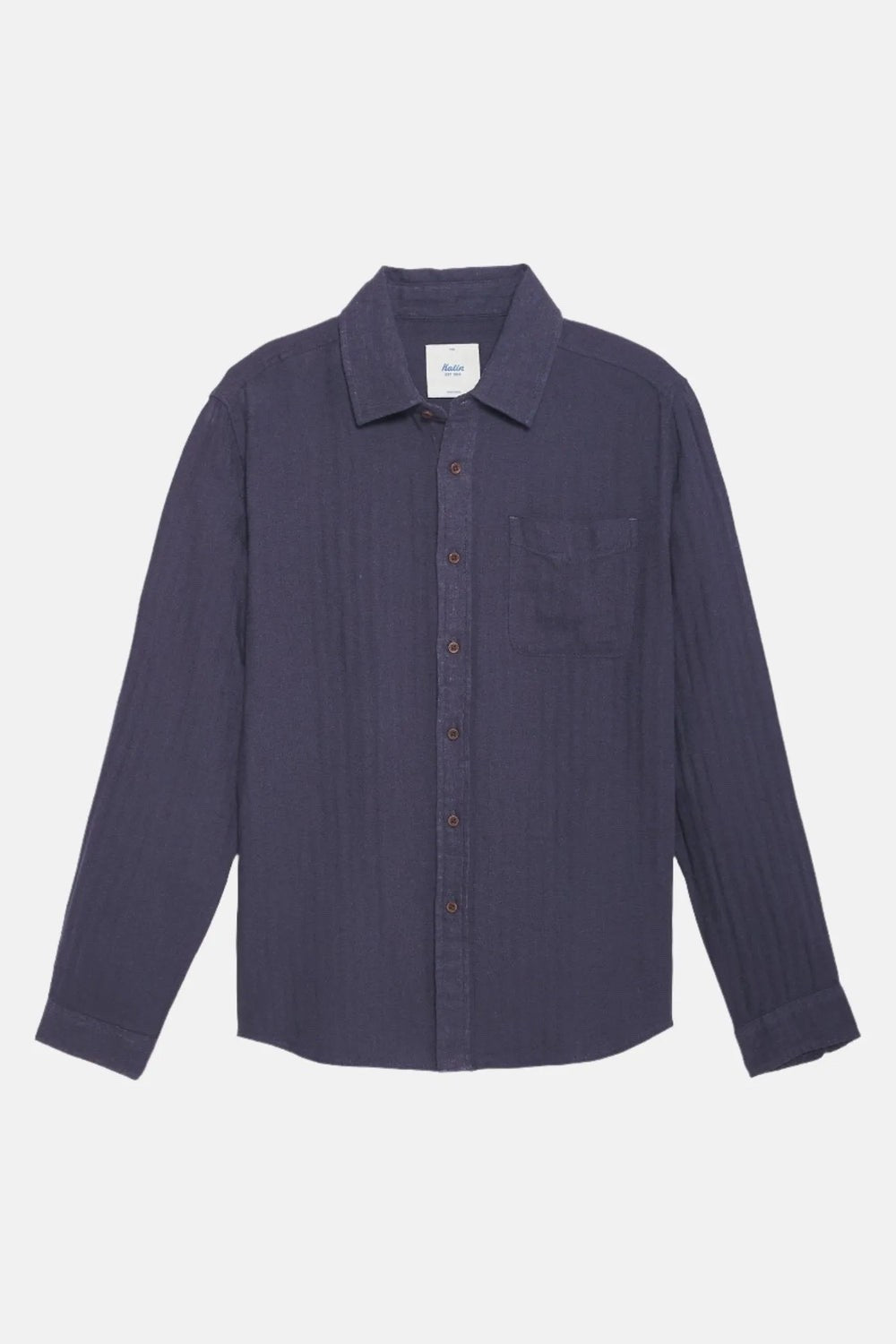 $89 Katin Men’s Woven Alan Solid Long Sleeve - Light Grey - Medium - New