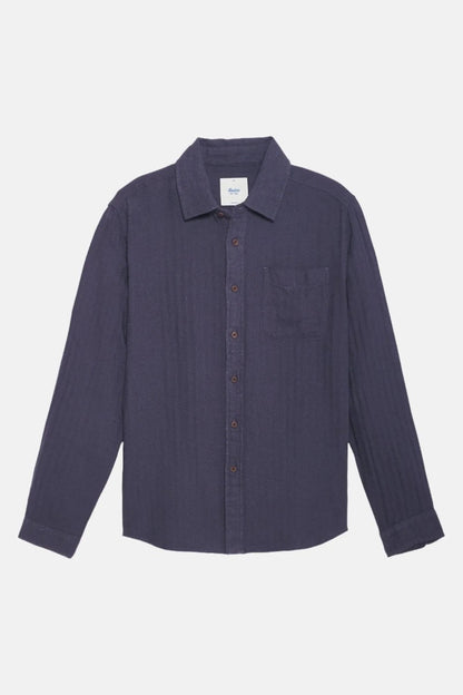 $89 Katin Men’s Woven Alan Solid Long Sleeve - Light Grey - Medium - New