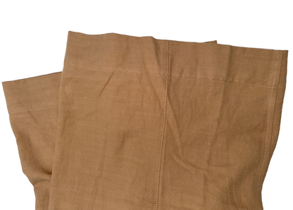$78 Democracy Women’s  Skyrise Wide Leg Paper Bag Pants-Caramel Latte-Large-New