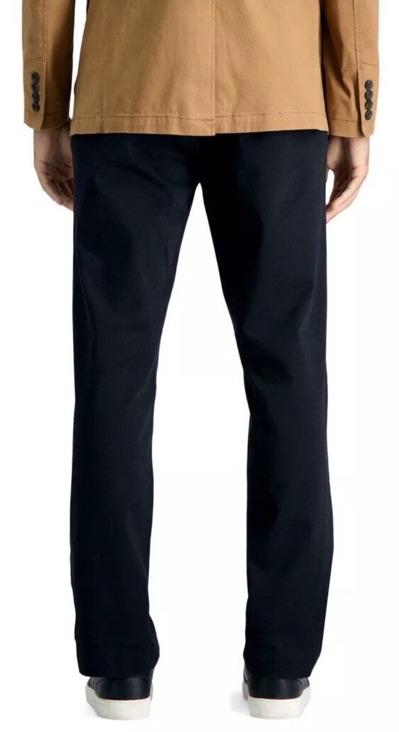 Haggar Men’s Life Khaki Straight Fit Chino Pants - Black- Size: 33W 30L- NEW