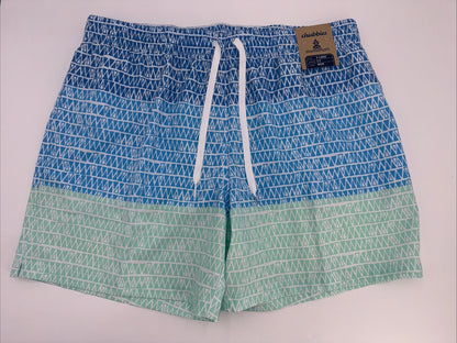$70 Chubbies The Ocean Trifectas 5.5" Inseam Swim Trunks- Multi -XLarge -New Tag