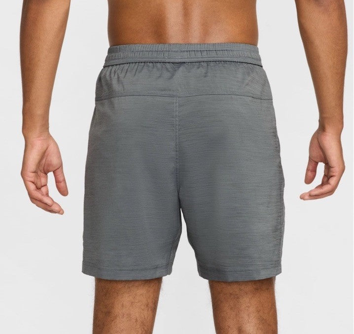 $50 Nike Men's Form Dri-FIT 7" Unlined Versatile Shorts- Grey - Medium - New Tag