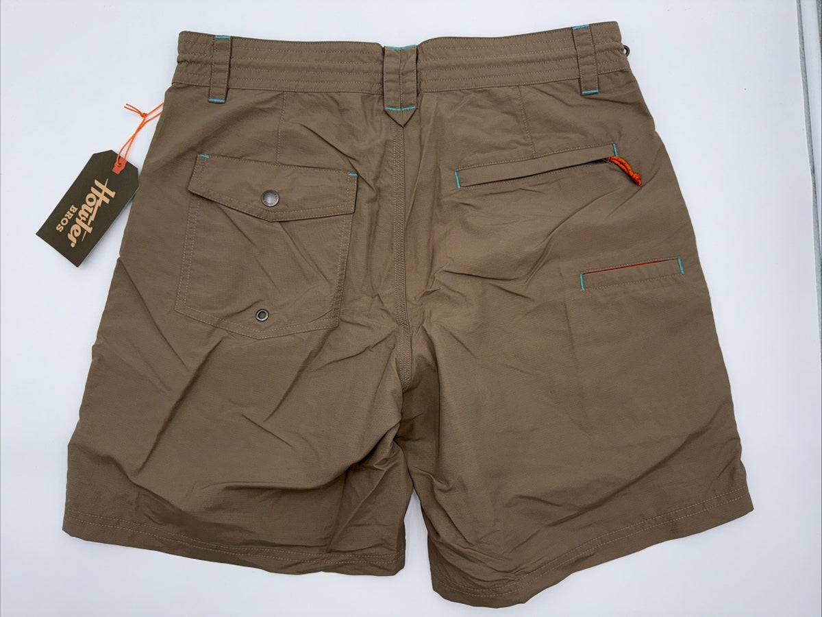 $69 Howler Bros Men's Horizon Hybrid Shorts 2.0 7.5" Inseam- Isotaupe- 31W - New