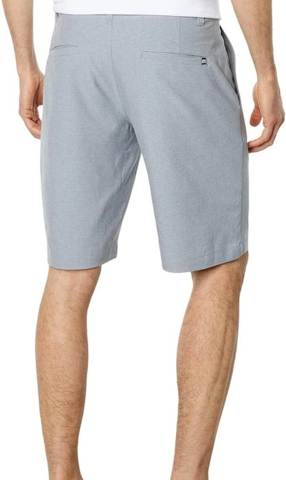 $94 Travis Mathew Men’s Sand Harbor Golf Shorts- Heather Sleet Grey- 32W-New Tag