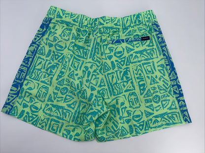 $70 Chubbies The Shakedowns 5.5" Inseam Swim Trunks-Green Blue -Medium-New Tag