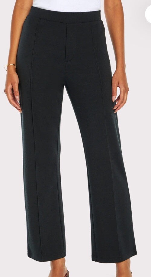 $89 Three Dots Women’s Isabella Flare Pants- Black - Medium- New Tags