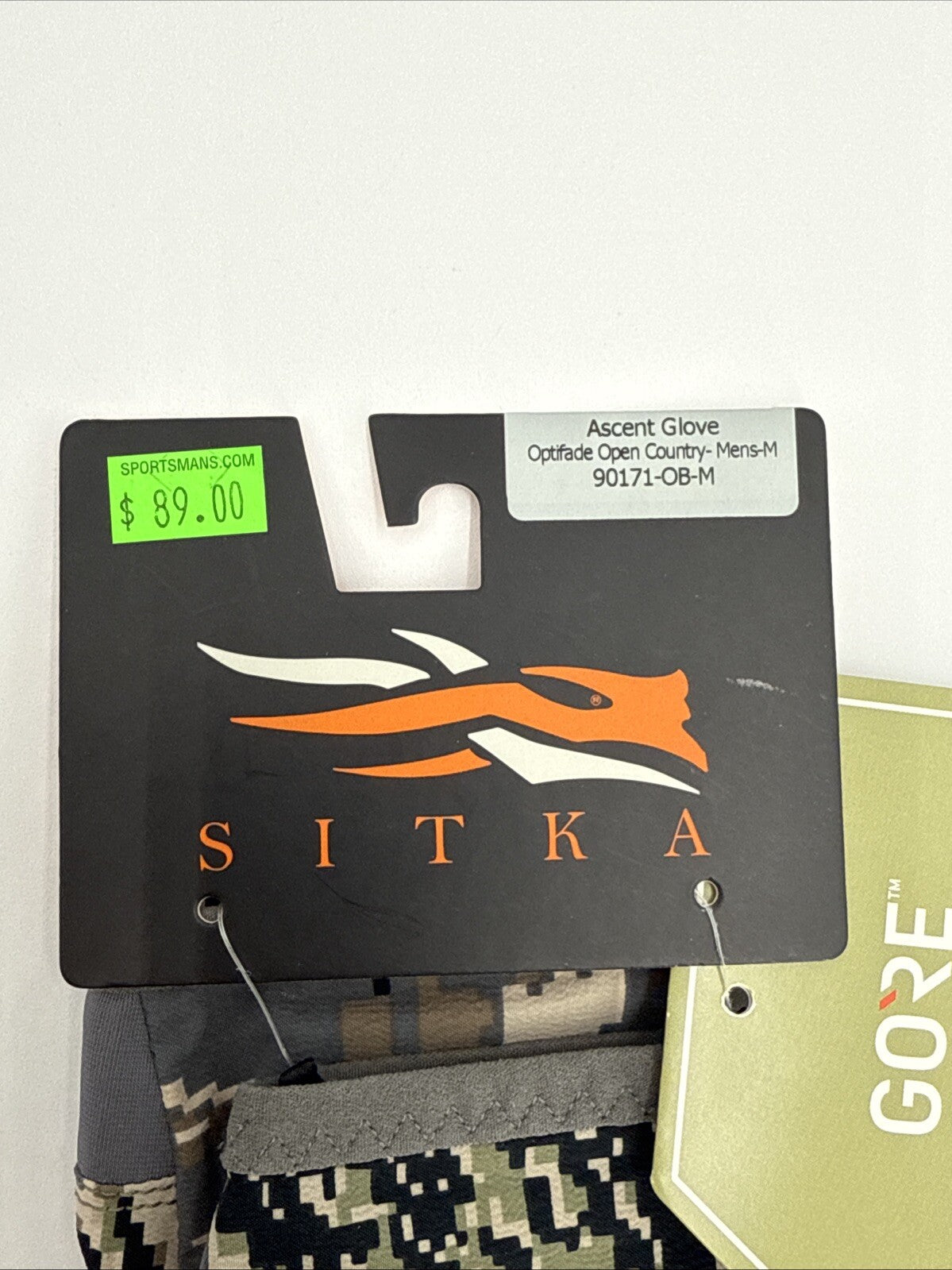 $89 Sitka Ascent Glove Optifade Open Country Medium 90171-OB-Medium- New Tags