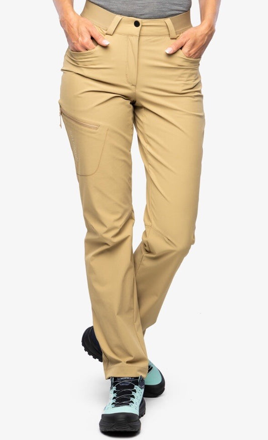$90 Salomon Women's Wayfarer Tapered Pants - Kelp (Beige) Size: Medium -New Tags