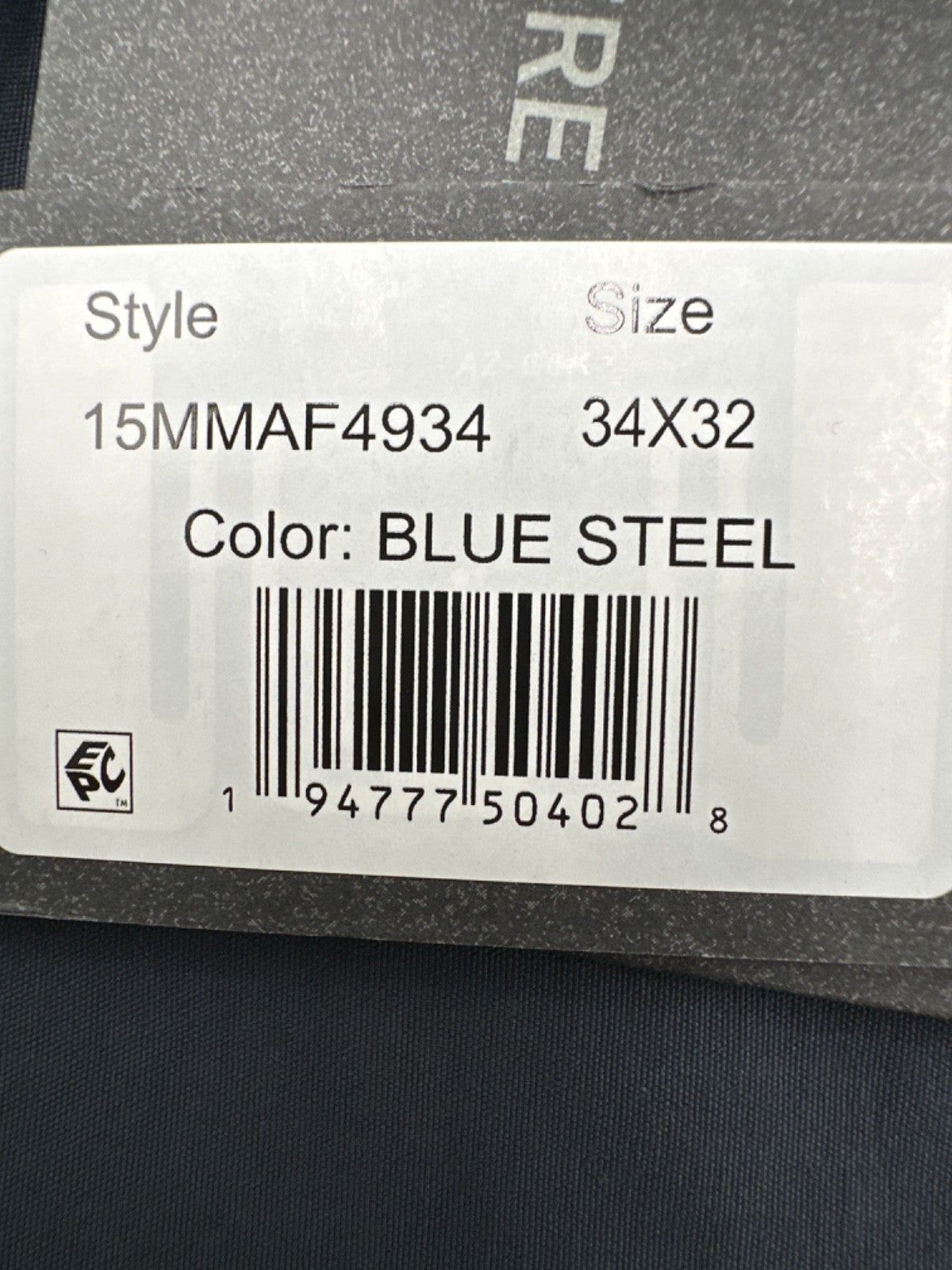 $80 Free Country Men's Stretch Casual Pants - Blue Steel - Size 34W x 32L - New