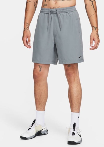 Nike Men's Form Dri-FIT 8" Unlined Versatile Shorts- Light Grey-Large Tall - New