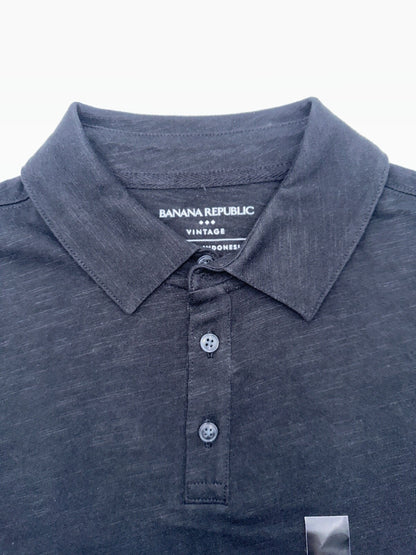 $45 Banana Republic Men’s Polo - 5793740110001- Black - Small - New With Tag