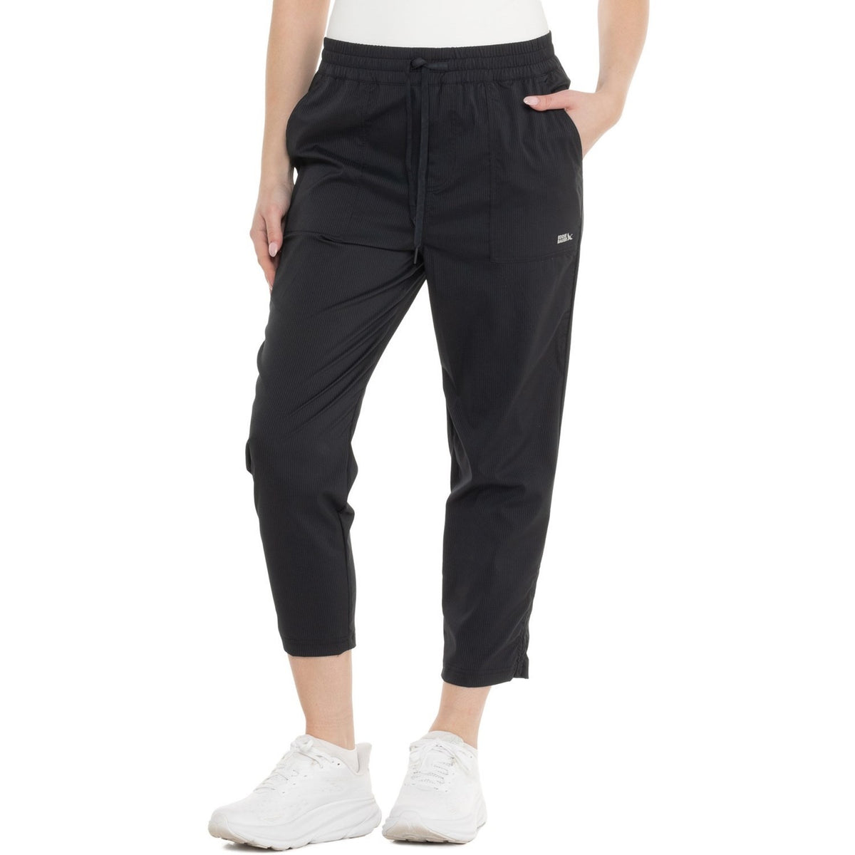 $75 Eddie Bauer Women's Lake Town Capri - Black - Large - New With Tags