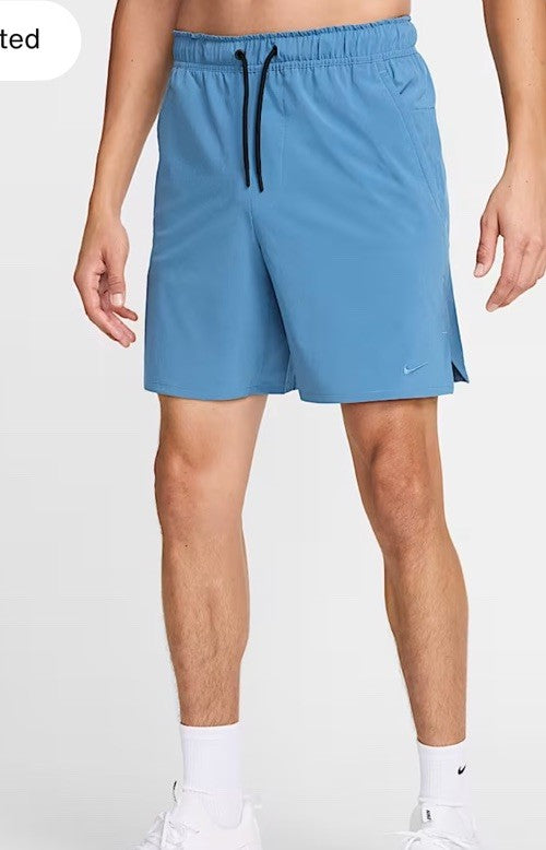 $45 Nike Men’s Dri Fit Form Running 9” Unlined Shorts FN2998- Blue- XLarge -New
