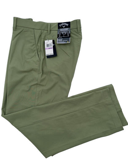 $96 Callaway Men’s Tech Golf Pants - Olive Green - Size 32W x 30L -New With Tag