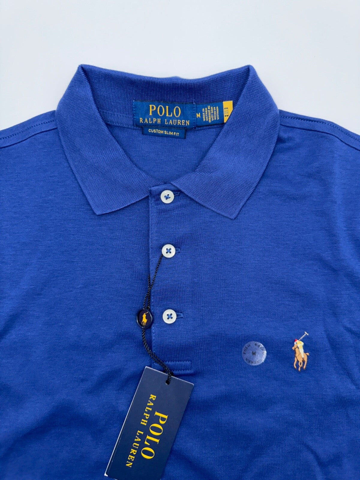 $110 Polo Ralph Lauren Men’s Classic Polo - Blue - Medium - New With Tags