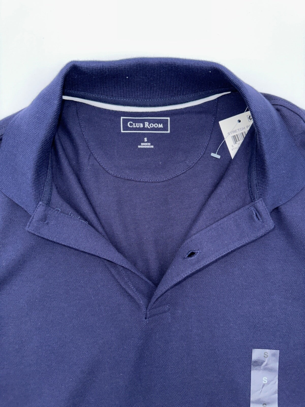 $40 Club Room Men’s Polo Shirt - 100028196MN- Navy Blue - Small- New With Tags