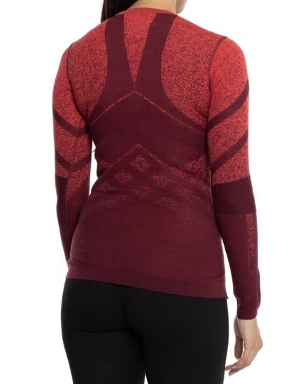 $130 Smartwool Women’s Intraknit Active Merino Base Layer Top-BlackCherry-XSmall