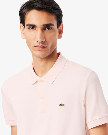 $110 Lacoste Men’s Regular Fit Pima Cotton Polo - Light Pink - Large - New