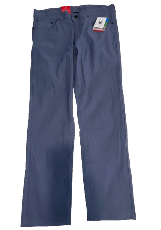 $89 Spyder Men's Pants - SMB082 - Pebble Grey - Size 34W x 30L - New With Tags