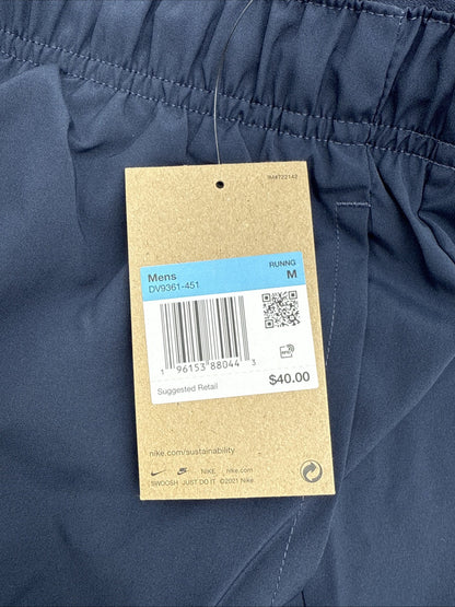 $40 Nike Men’s Dri Fit Challenger Running 9” Lined Shorts DV9361- Navy- Medium
