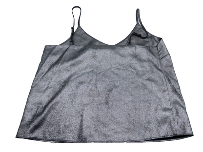 $59 Steve Madden Women’s Foil Crepe Cami - Gunmetal - Small - New With Tags
