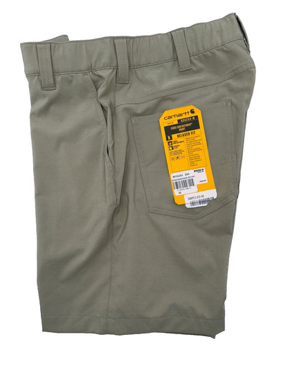 $55 Carhartt Men's Force Sun Defender Relaxed Fit  Shorts - Greige - Medium-New