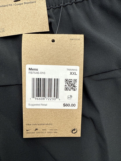 Nike Men’s Unlimited Tapered Leg Versatile Joggers FB7546 010- Black-2XLarge-New