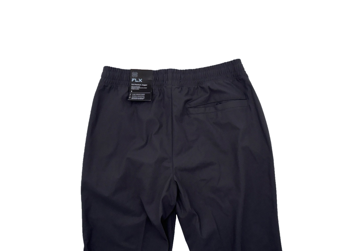$40 FLX Men's Dynamic Stretch Knit Cuff Joggers - Forged Iron - Small - New Tag
