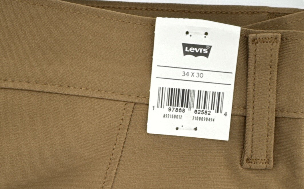 $69 Levi’s XX Chino Standard Tech Men’s Pants- Brown Walnut- 34Wx30L