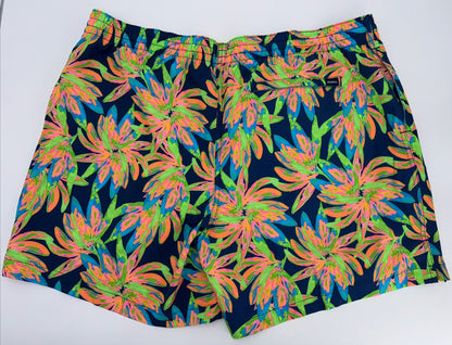 $70 Chubbies The Ocean Flowers 5.5" Inseam Swim Trunks-Multi -2XLarge -New Tag