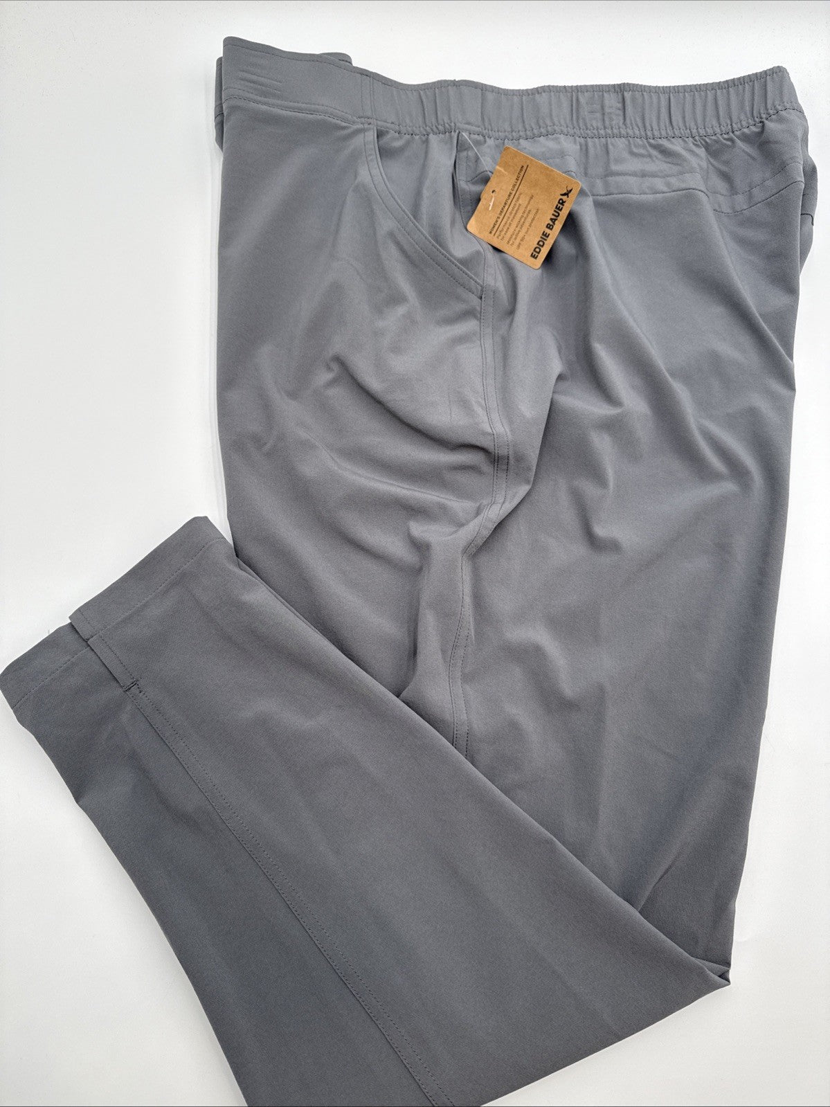 $80 Eddie Bauer Women's Departure Ankle Pants - Grey- XLarge - New Tag