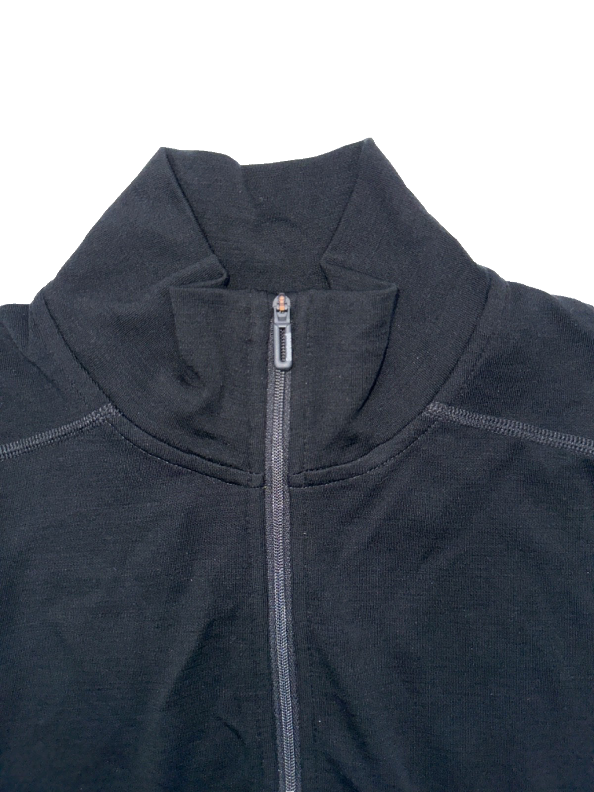 $120 Smartwool Men's Classic Thermal Merino 1/4 Zip Base Layer Top-Black-Small
